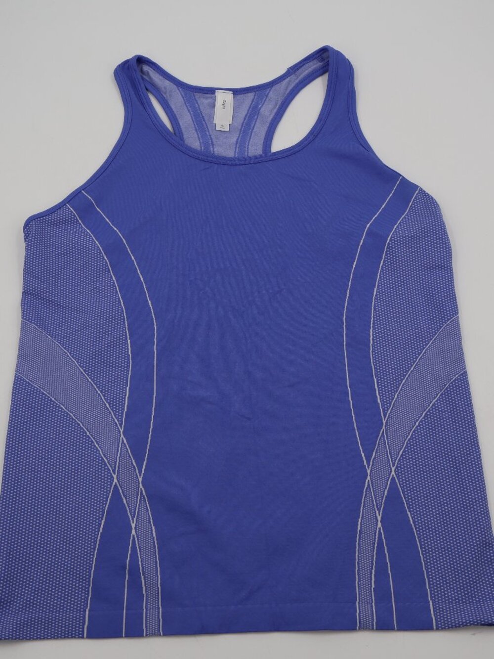 GapFit Racerback Tank Top Womens XL Blue Seamless Breathable Activewear